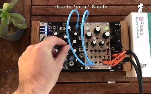 传奇CLOUDS再世 Mutable Instruments 新品 Beads Texture synthesizer 合成器模块