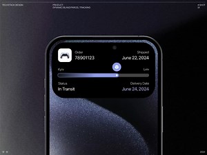 Dynamic Island Parcel Tracking