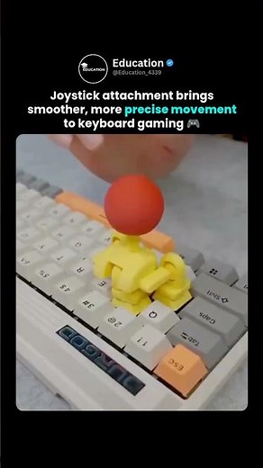 Joystick Attachment Makes Keyboard Gaming Smoother 🎮⚡