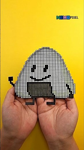 BFDI Onigiri Pixel Art 🍙 #BFDI #Onigiri #BFDIPixelArt #ObjectShow #PixelArt #drawing