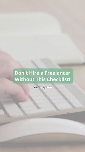 Your freelancer's success is your success, so why leave it to chance? With our comprehensive 10 things to consider when hiring a freelancer checklist, you'll have the tools to ensure you're protected and confident in every freelancer engagement. - Scope of Work - Payment Terms - Contractual Agreement - Insurance Requirements - Work Arrangement - Compliance with Laws - Dispute Resolution - Review Process - Tax Considerations - Other Administration Comment 'FREECHECK' for your checklist! ✨ #Freela
