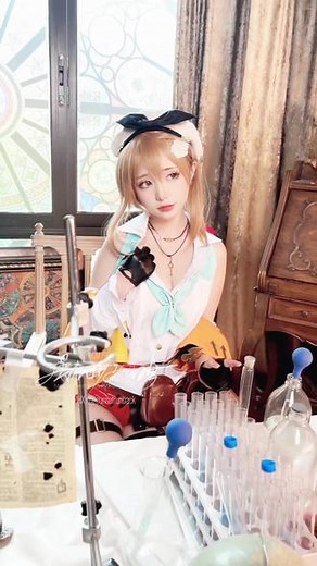 莱莎（莱莎的炼金工房2）莱莎长花絮4k #爆机少女喵小吉 #cos