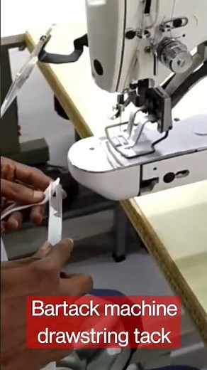 Bartack machine drawstring tack