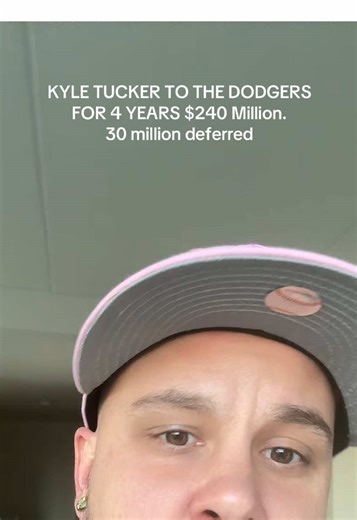 Kyle Tuckers gets massively overpaid by the Dodgers in a shocking 4 year 240 million dollar deal. Insanity. There are many reasons baseball is being ruined and owners that overpay average players to super stack their team are just as much part of the problem as the owners who refuse to spend good money on good players. There’s a difference between competitive negotiations and outright overpaying so that no other team stands a chance. Deferrals have got to be stopped. Revenue needs to be shared. 