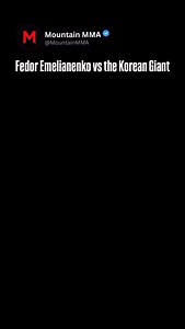 When Fedor Emelianenko stepped into the ring against the 2-meter Korean giant Hong Man Choi, many wondered if skill could overcome size. What followed was a dramatic clash where Fedor had to rely on strategy, resilience, and his signature submission to conquer the towering opponent. 🏔 Follow @mountainmma 🏔 Follow @mountainmma . . . .⁣ .⁣ #mma #khabibnurmagomedov #khabib #islammakhachev #khabibchamp #mountainmma #khamzatchimaev | Mountain MMA