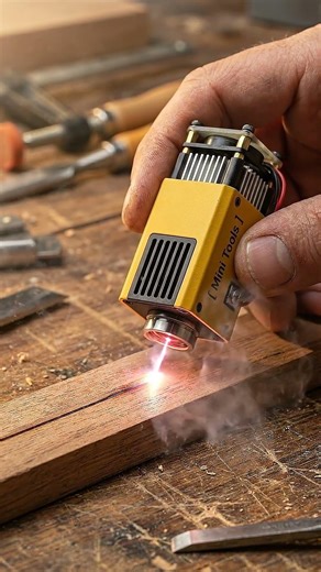 New Mini tools Wood Engraving Laser Module #beautifultools #tools #woodworking #diy #tips #wood