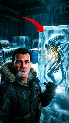 GTA 5 Frozen Alien Secret Easter Egg at the Beginning of GTA V (Did you see it?) #gta5 #gtav #gta...