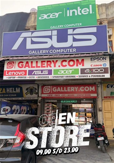 Beli laptop idaman, printer kebutuhan, aksesoris kelengkapan, service berkualitas & bergaransi di Laptop, printer, cctv dll di store kami.. Tanya langsung ke ⬇️ WA Mimin | 0821 7282 0022 Instagram | @gallery_computer_langsa Tiktok | gallery_computer_langsa Mau cek sepuasnya ?? Langsung datang ke toko ⬇️ 💻 : GALLERY COMPUTER • LANGSA 📍 : Jalan Lintas Medan - Banda Aceh di Gampong Blang, depan pegadaian / dekat my bakso pas sebelah toko helm. Langsa Kota . . PUSAT SERVICE & PENJUALAN ‼️Laptop • 