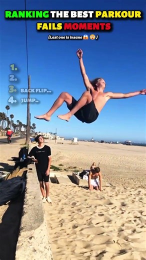 Ranking 5 Parkour Fails That Look PAINFUL! 😱🧱 #shorts