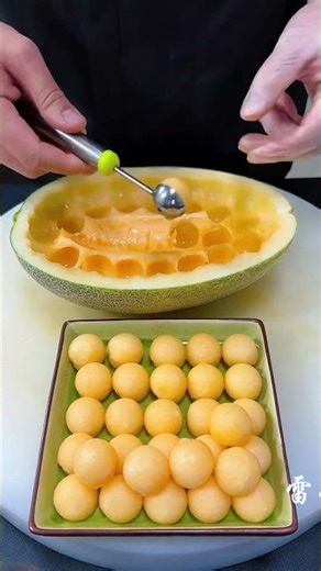 Happy Birthday Fruit Balls #cooking #food #fruitcutting #handmade #plati