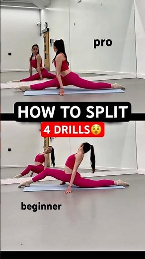4 Split Stretches for Beginners & Pros (Fast Results!) #flexibility #stretching #yogaflow #shorts