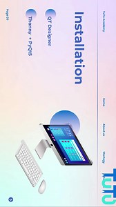 Télèchargement et installation : ⚙️ Qt Designer 🐍 Python PyQt5 ✅ Prêt pour coder des interfaces graphiques! #informatique #Exams #bac #bac2025 #tuto | TuTo Academy