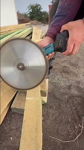 Using an 8-inch blade on a cordless angle grinder to cut wood? That sounds like a recipe for disa...