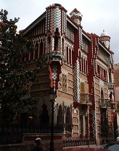 Casa Vicens Gaudi in Barcelona, Spain