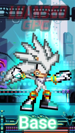 Silver - Metro Man Dance (My Favorite Character) #silverthehedgehog #memes #spritesanimation #games