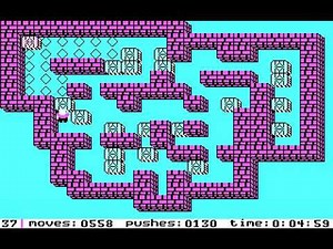 Sokoban: Level 37 solution