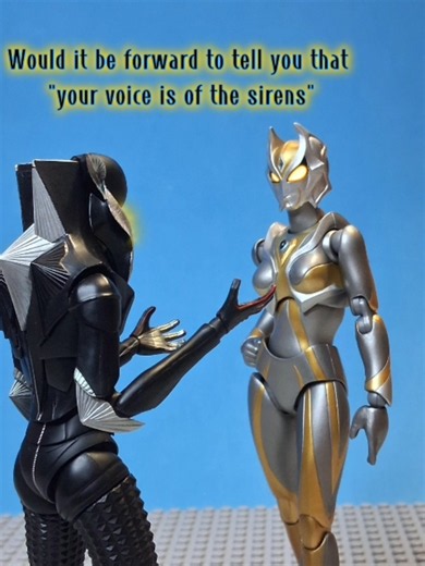 Shin Mefilas hits on Camearra #ultraman #mefilas #shinultraman #ultramantiga #camearra #stopmotion