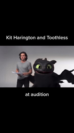 Kit Harington and Toothless Audition Funny Clip