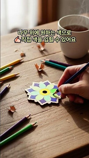한국 전통문양 나무팽이 DIY 만들기
