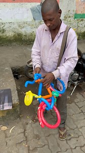 14M views · 159K reactions | Art of Making Balloon Bicycle in India | Sarkari Foodie | Facebook