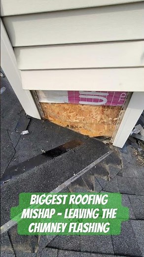 Roofing 101: Update the chimney flashing and install new step flashing. #roofing #fyp #totalroofing