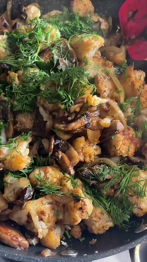 Быстрый обед: капуста с грибами