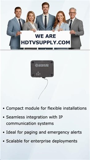Advanced Network Devices IPSMOD-IC IP Speaker Module (InformaCast Enabled)