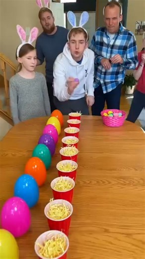 Tossing Easter Eggs Challenge 🏆 🎬 This video was produced by Network Media and Benson Bros | Play Together Stay Together