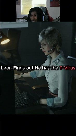 Leon Finds Out He Has The T-Virus #residentevil #residentevilrequiem #re9