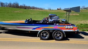 1971 Chevrolet C30 - bagged and powered by a 12V Cummins (for sale) pulling a Mako t-deck vdrive boat powered by a blown Big Block on alcohol 🔥 Owner: Kyle Spena #sickslammedtrucks #bagged #baggedtrucks | SICK Slammed Trucks