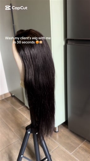 Wig Washing Tutorial in 30 Seconds!