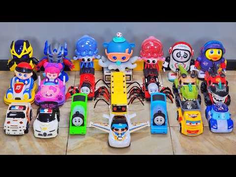 Pasukan Choo Choo Charles Berkumpul Thomas Exe Bus Tayo Robot Gurita Aktraksi Mainan Robot Joged.