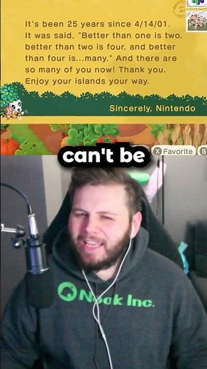 Animal Crossing 25th Anniversary is Insane