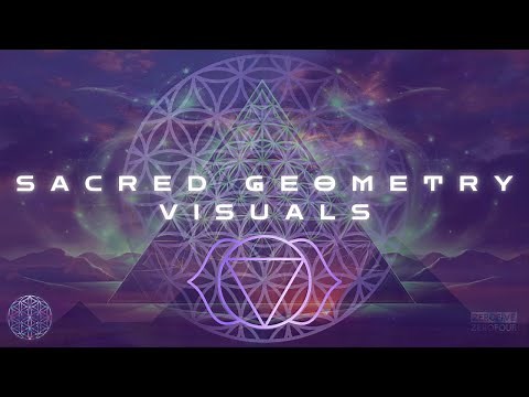 Intuition Meditation | Flower of Life Sacred Geometry Visuals | Healing Frequency Music