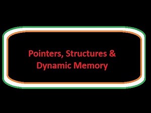 MCACT103 Structured Programming in C IV, Pointers, Structures & Dynamic Memory