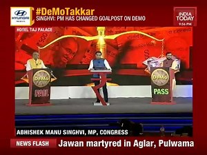 #NEWSROOM #DeMoTakkar Demonetisation was the biggest money laundering project in the world: @DrAMSinghvi http://bit.ly/IT_LiveTV | India Today