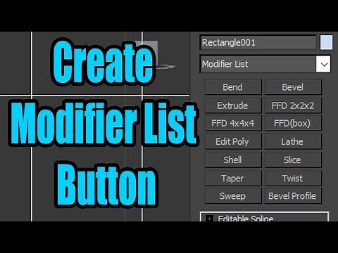 Modifier List Button For 3DsMax