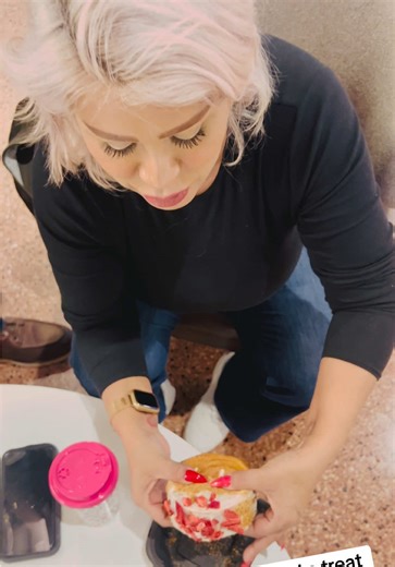 Celebrating Winnings with Strawberry Cake Treats