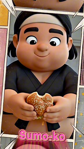151 reactions · 33 comments | Meet Sumo-ko, the fearless burger warrior! In her dojo of crumbs and destiny, she faces the ultimate challenge — one burger, one hand, one mission. With every bite, the taiko drums thunder and cheddar melts like victory.  The legend says… when hunger strikes, only one name echoes through the kitchen — Sumo-ko!  | Sumiko Nakano | Facebook