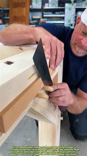 "The Secret Trick for Precision Sawing" 😱 #woodworking #tools #shortsUSA