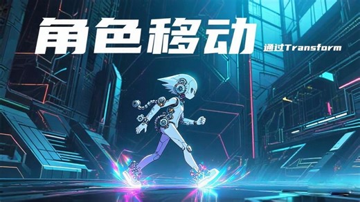 【Unity3D实例-功能-移动】角色移动-通过WSAD（Transform方式）