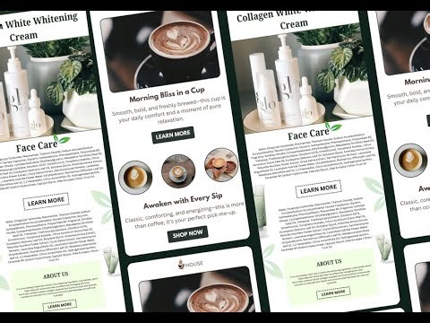 💡 From Boring to Brilliant: Watch Me Design a Modern Email Template! |#emailmarketing