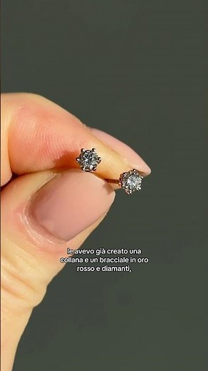 Il must-have di ogni donna: #oro rosso e #diamanti • #gold #finejewelry #orecchini #gioielli
