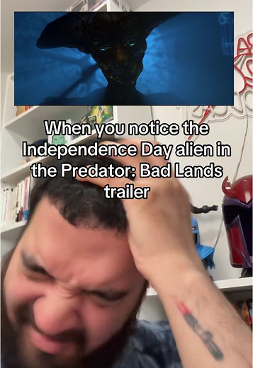 Independence Day Alien in Predator: Bad Lands Trailer