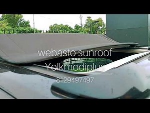 Webasto sunroof