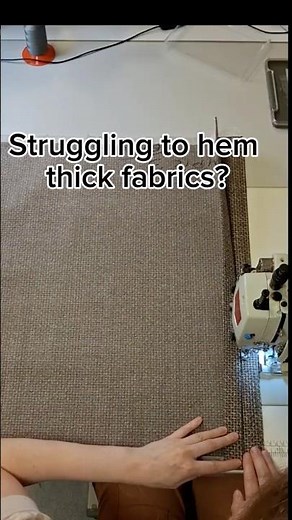 💡How to Hem Heavy Fabrics Without Pins or Chalk 🪡