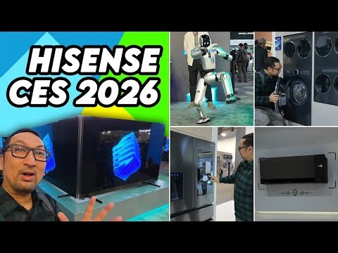 TV RGB Mini LED evo dan 4-Primary Micro LED, Robot Humanoid, dan Banyak Lagi - Hisense di CES 2026