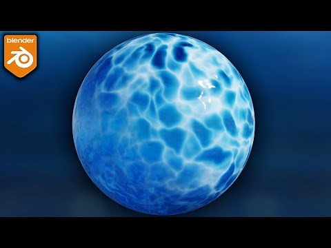 Procedural Stylized Water Caustics Material (Blender Tutorial)