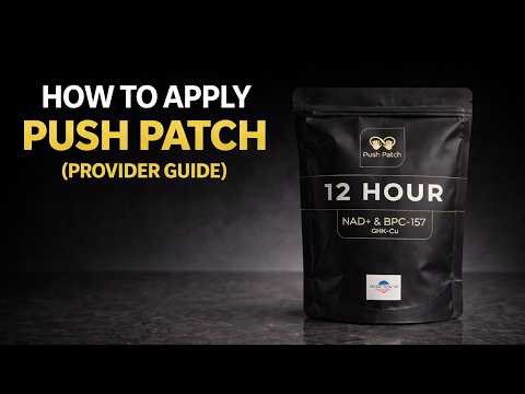 How To Properly Apply Push Patch | Step By Step Doctor Instructions