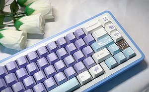 600价位地包天套件？少女收割机！老肖mjon67｜麻将67蓝白色｜组装及赏析｜沉静式打字音